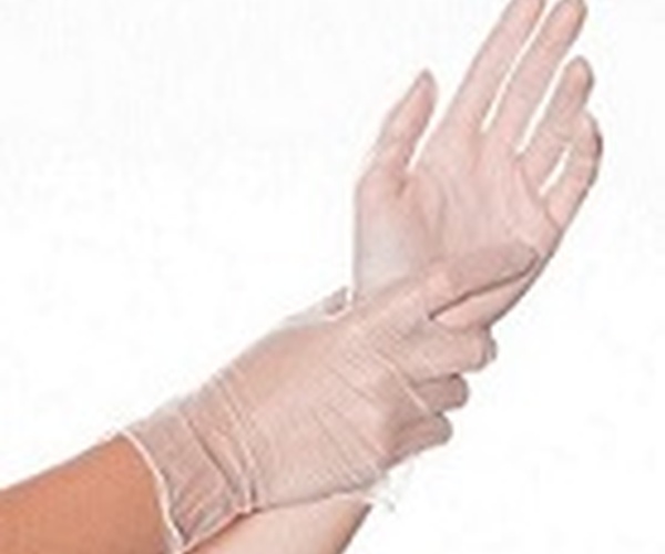 Перчатки виниловые прозрачные 4.5гр гладкие, нестерильные, неопудренные.